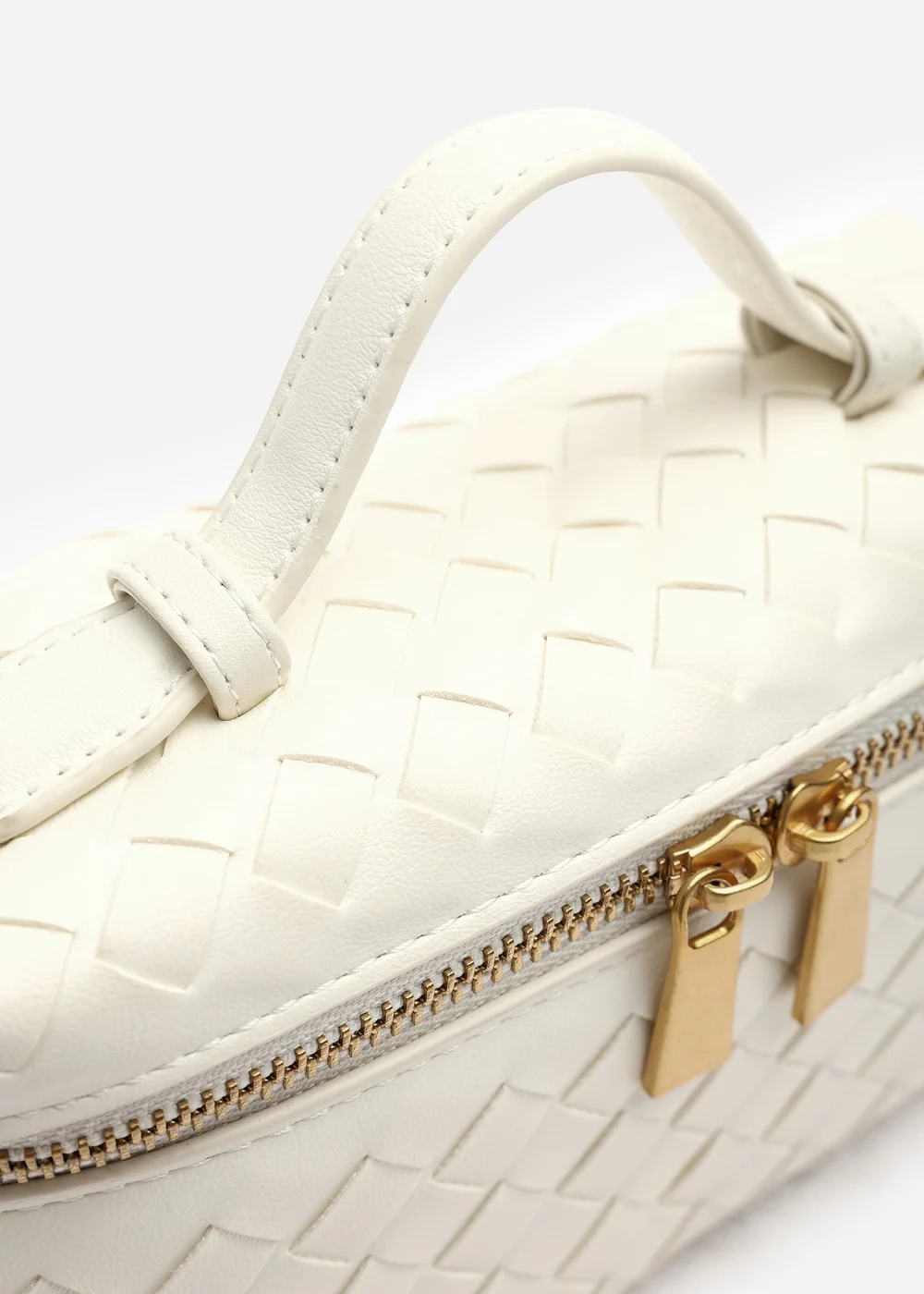 Where's That From Falyse Cream Woven Box Grab Bag - One Size Image 6