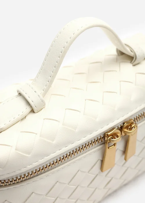 Where's That From Falyse Cream Woven Box Grab Bag - One Size Image 6