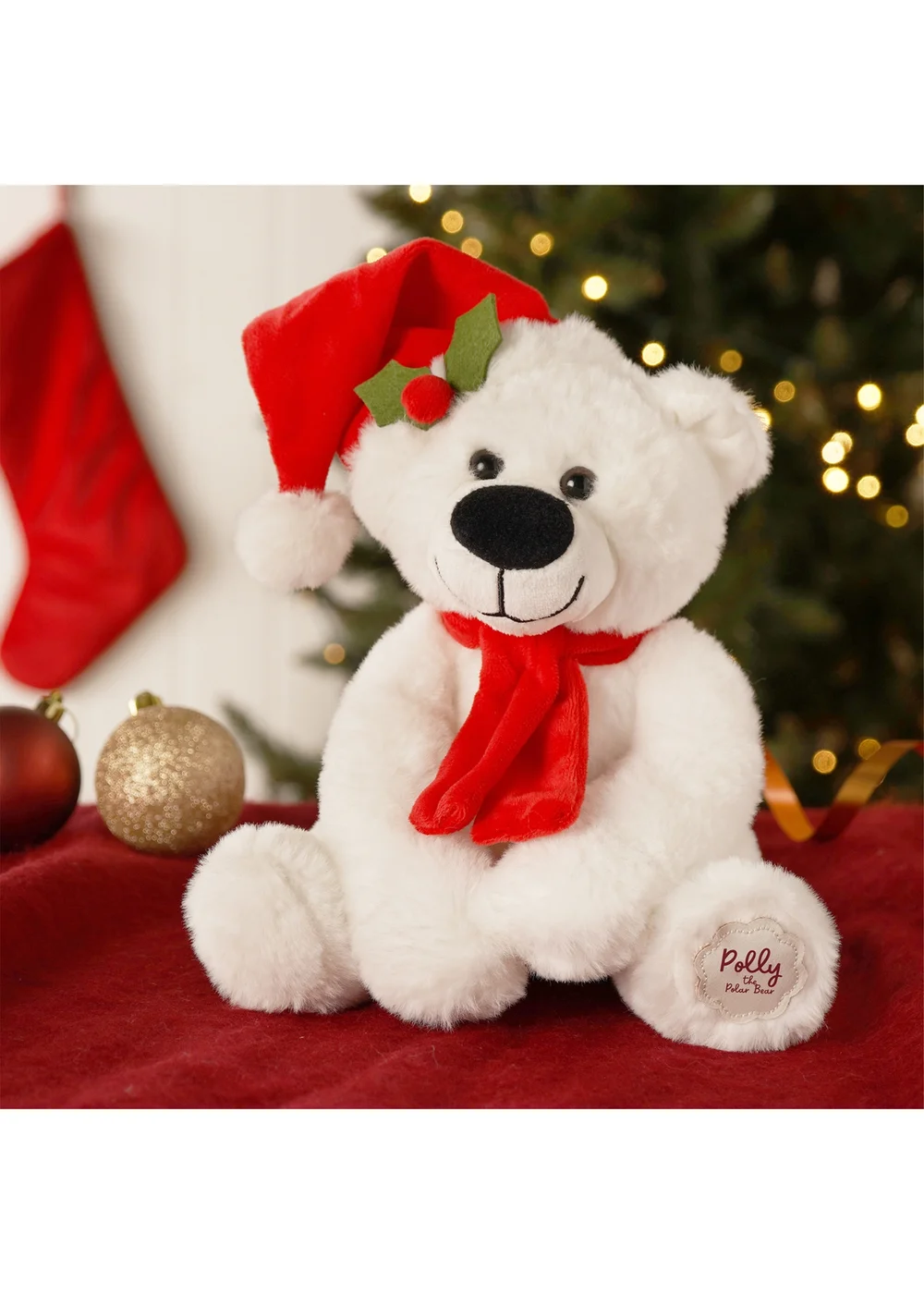 Softies Chilly The Plush Christmas Polar Bear - One Size Image 1