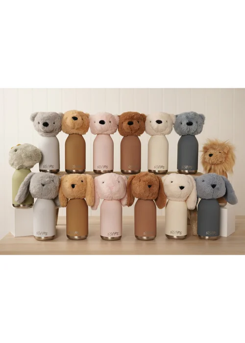Softies Leo The Plush Lion Light Brown Stainless Steel Water Bottle - One Size Image 6