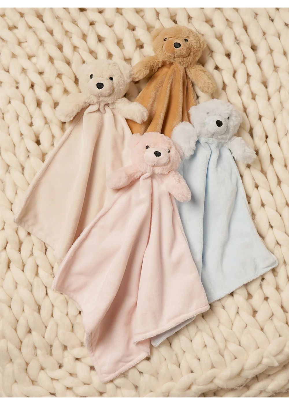 Softies Willow the Plush Pink Bear - Baby Comforter - One Size Image 5