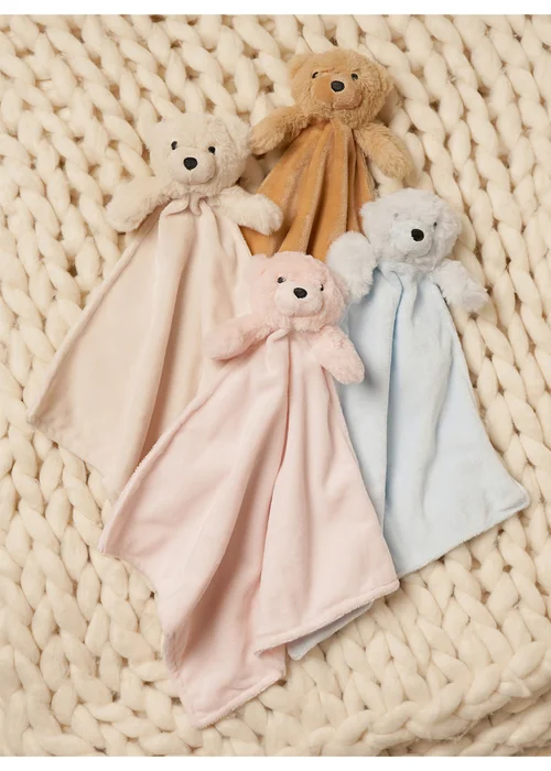 Softies Willow the Plush Pink Bear - Baby Comforter - One Size Image 5