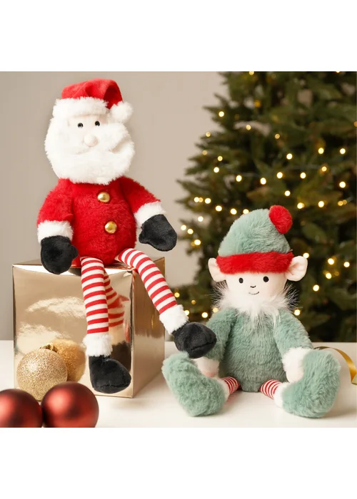 Softies St. Nick Plush Santa Claus - One Size Image 6