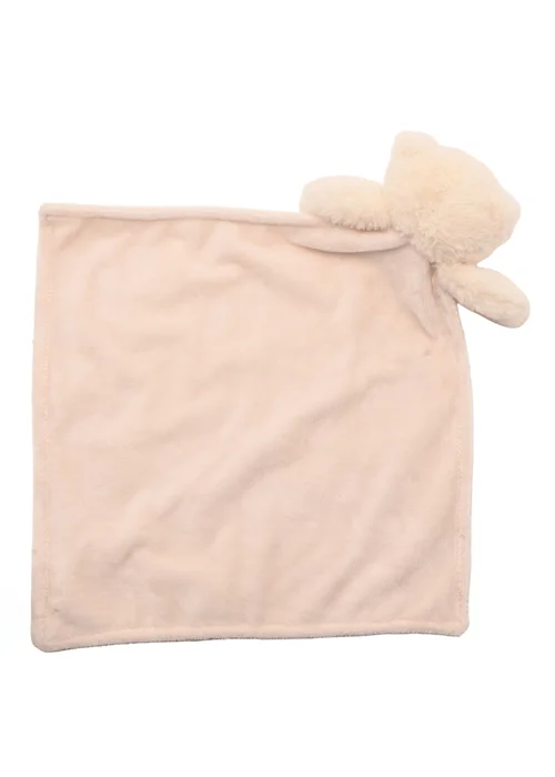 Softies Baby Comforter - Lola Bear - White Two Side Short Plush - One Size Image 4