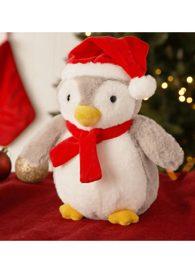 Softies Percy The Plush Christmas Penguin