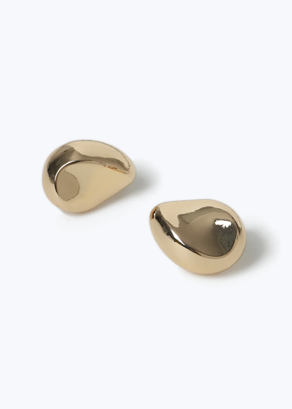 Muse Gold Droplet Earrings - One Size Image 2