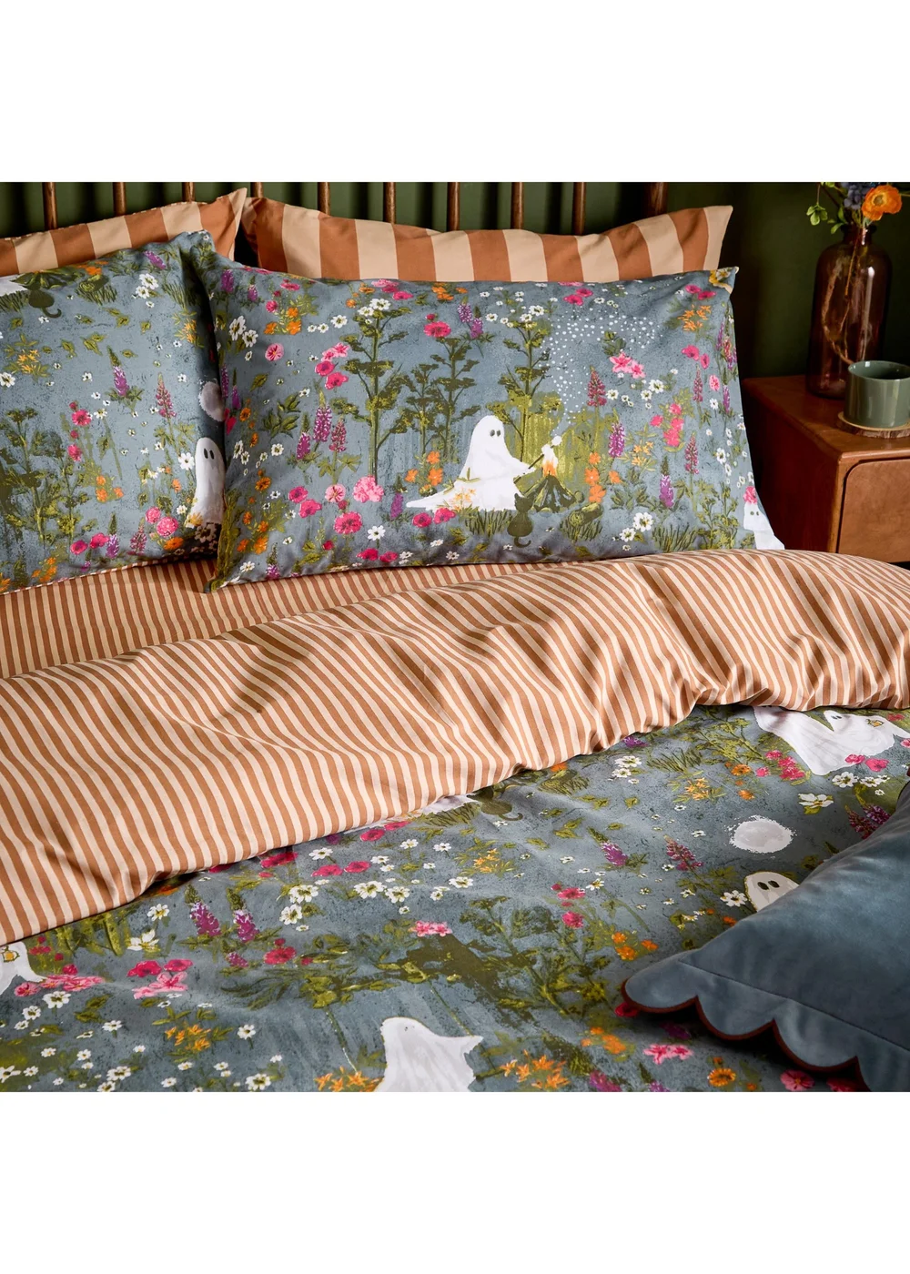 Furn Bootanical Forest Double Reversible Halloween Duvet Sets Multicolour - Single Image 3