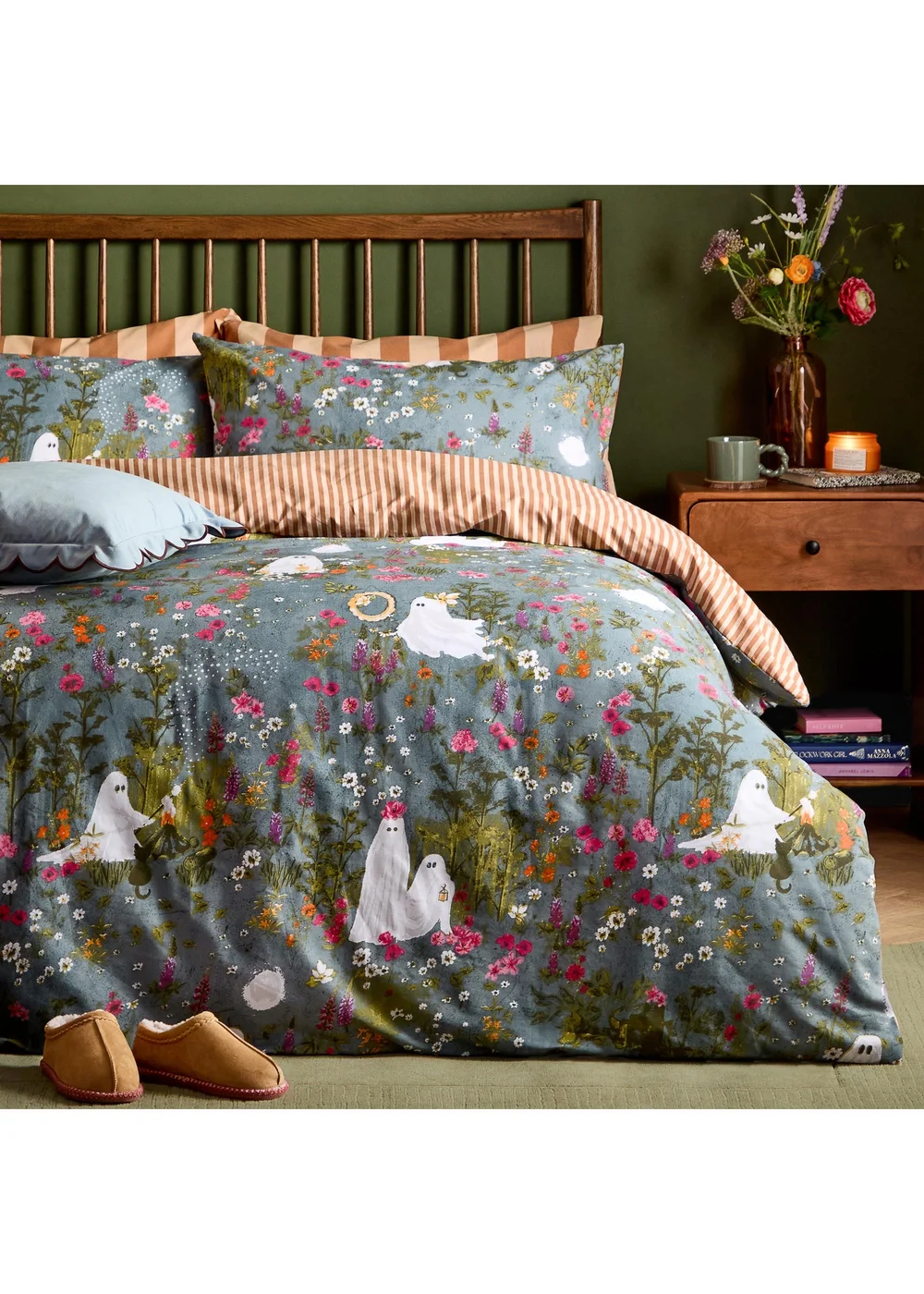 Furn Bootanical Forest Double Reversible Halloween Duvet Sets Multicolour - Single Image 4