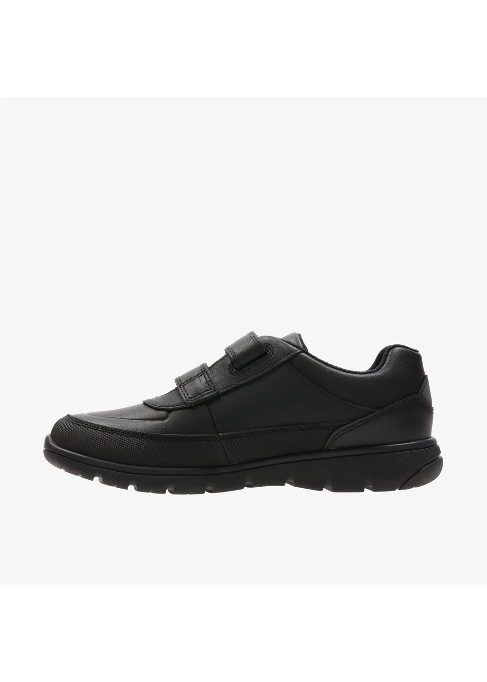 Clarks School Venture Walk Black Leather Narrow - 12.5 Infants Image 2