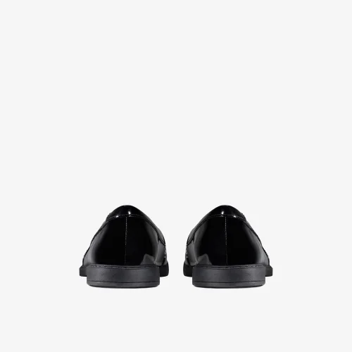 Clarks School Scala Bright Kid Black Patent Wide - 2.5 Image 5