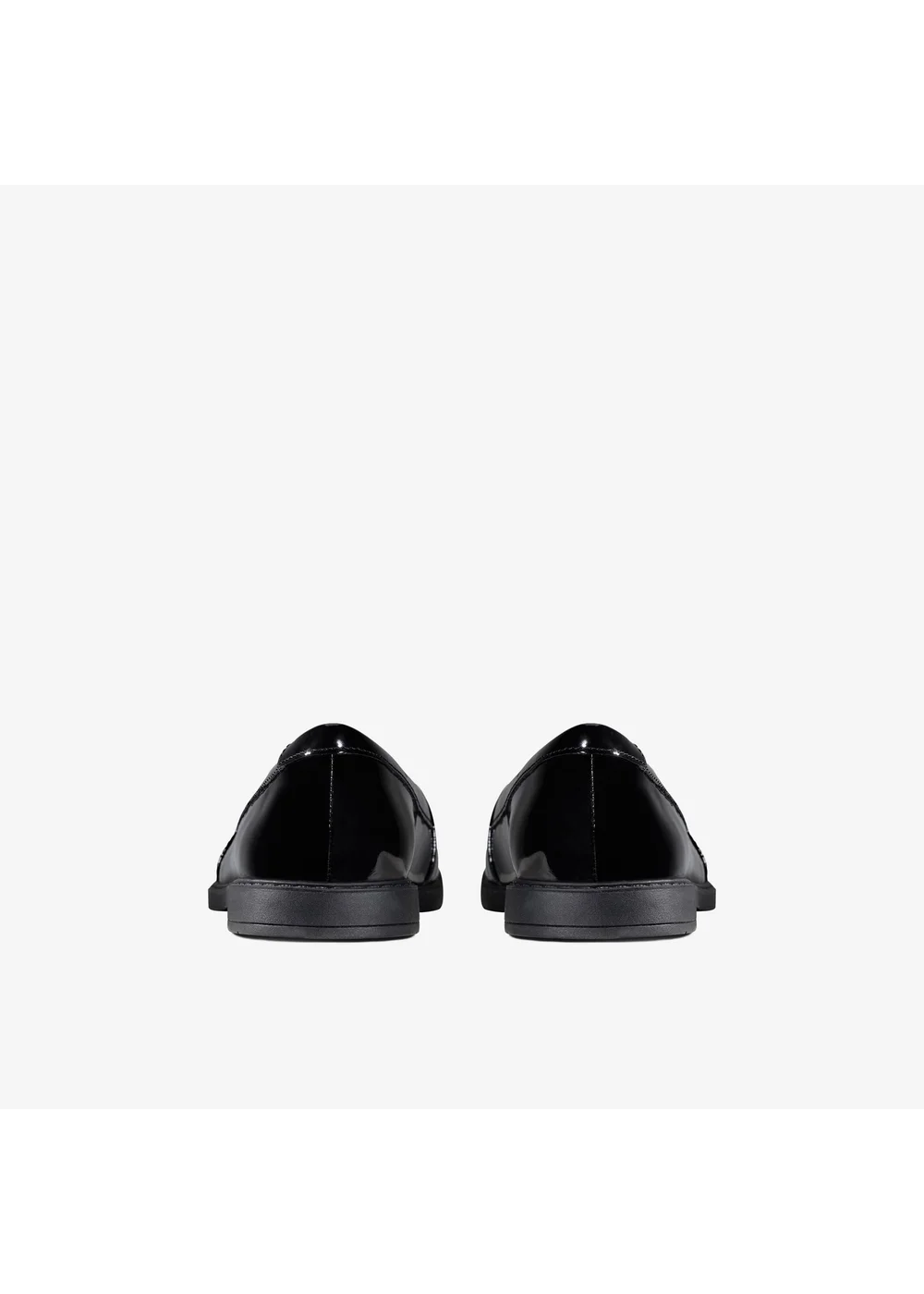 Clarks School Girls Black Scala Bright Kid Patent Standard - 2 Image 5