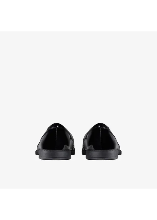 Clarks School Girls Black Scala Bright Kid Patent Standard - 2 Image 5