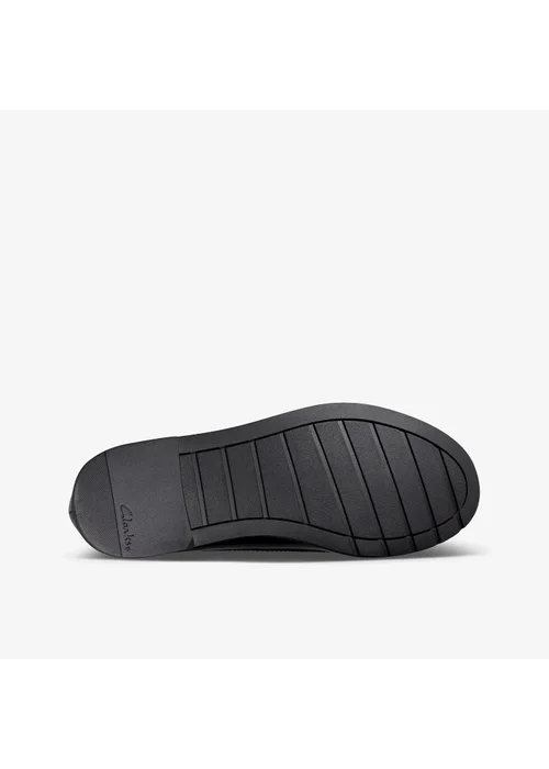 Clarks School Girls Black Scala Bright Kid Patent Standard - 2 Image 3