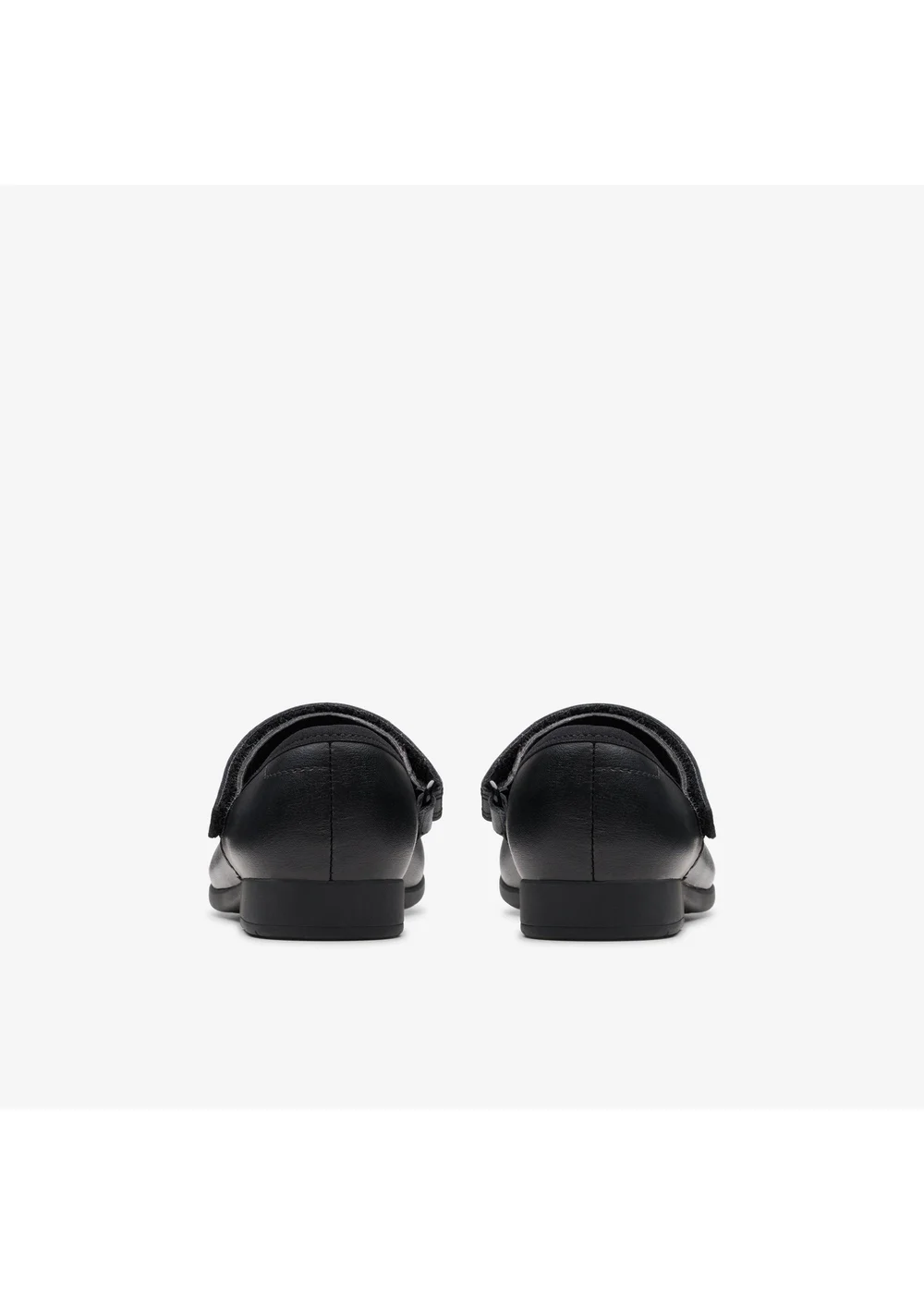 Clarks School Girls Black Scala Tap Kid Leather Narrow - 10 Infants Image 5
