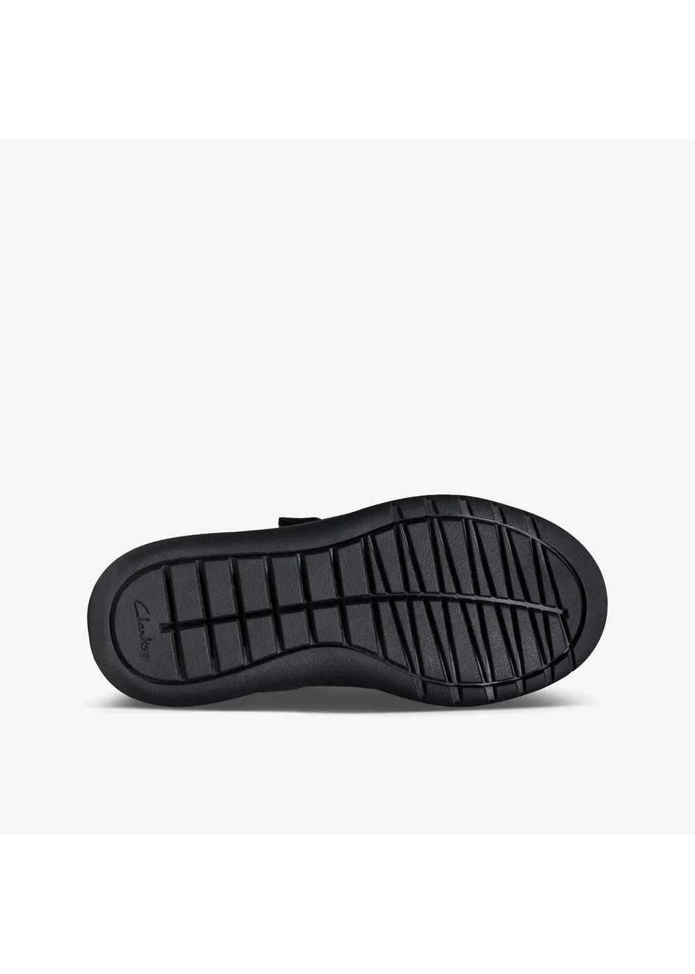 Clarks School Scape Sky Kid Black Leather Wide - 10.5 Infants Image 3
