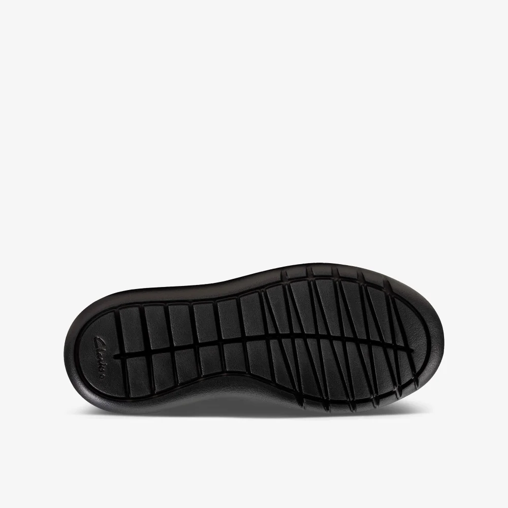 Clarks School Scape Flare Kid Black Leather Narrow - 11 Infants Image 3