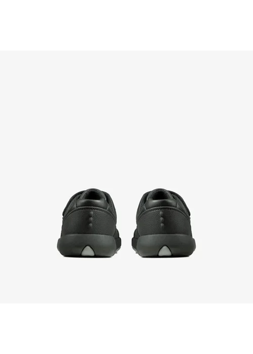 Clarks School Boys Black Rex Pace Toddler Leather Narrow - 7 Infants Image 5