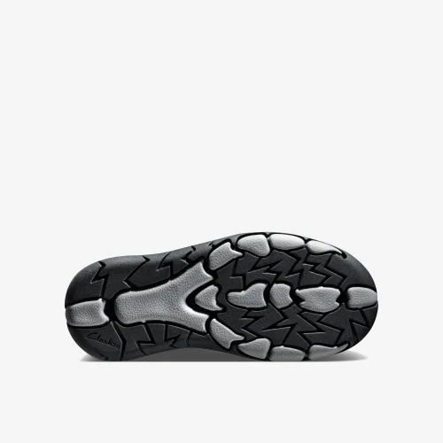 Clarks School Rex Pace Toddler Black Leather Narrow - 7 Infants Image 3