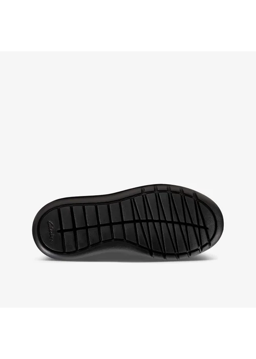 Clarks School Scape Flare Kid Black Leather Standard - 12 Infants Image 3
