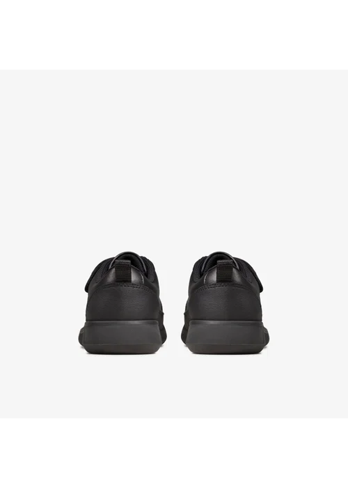 Clarks School Scape Flare Kid Black Leather Standard - 12 Infants Image 5