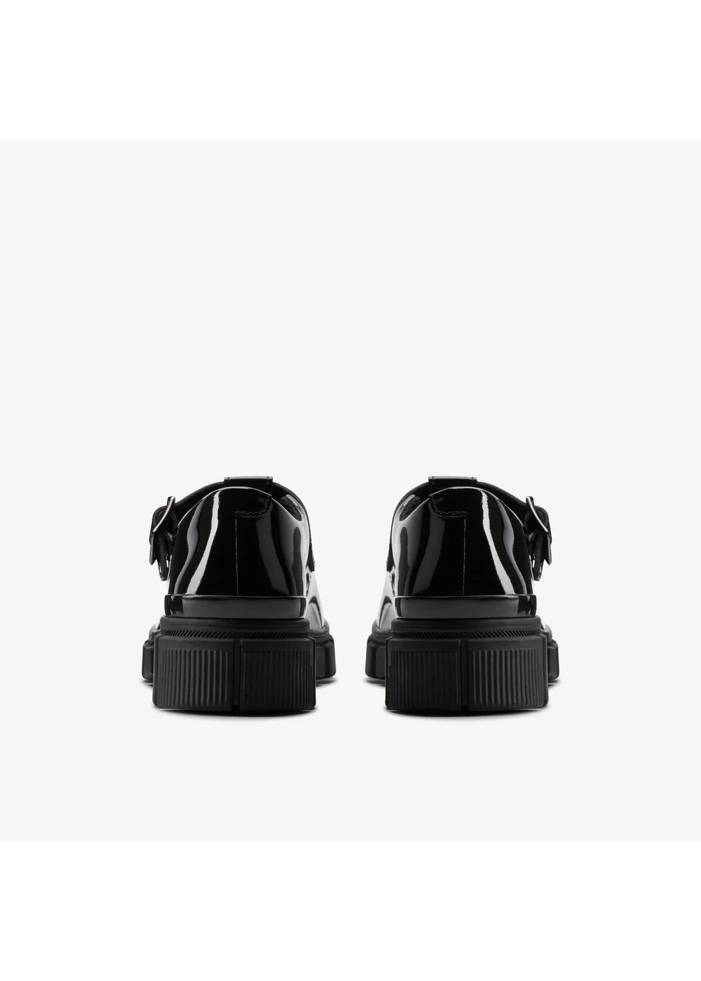 Clarks School Evyn Bar Youth Black Patent Standard - 4 Image 5