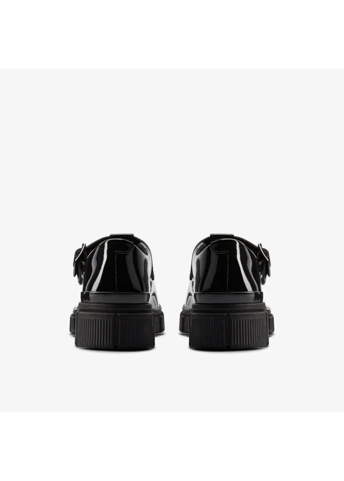 Clarks School Evyn Bar Youth Black Patent Standard - 4 Image 5