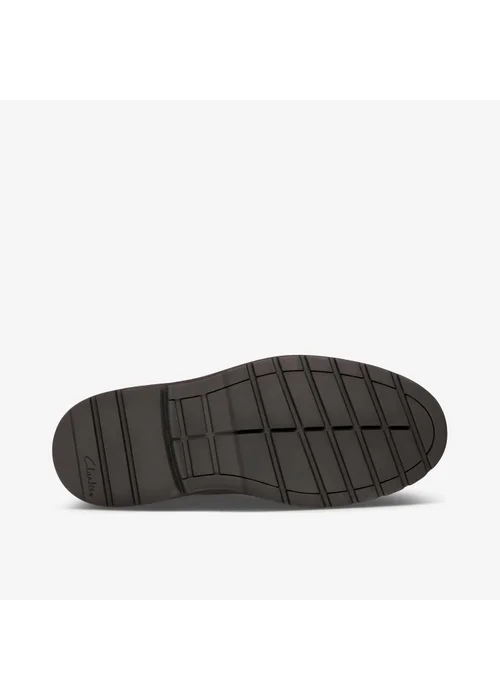 Clarks School Loxham Derby Youth Black Leather Wide - 3 Image 3