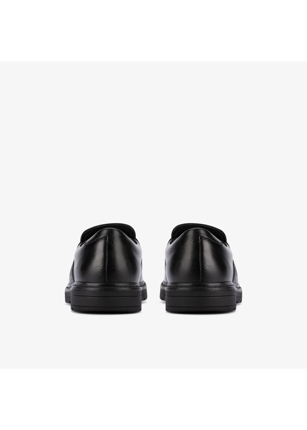 Clarks School Loxham Craft Youth Black Leather Standard - 5.5 Image 5