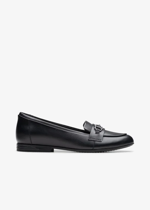 Clarks School FinjaLoafer Y. Black Leather Standard - 3 Image 1