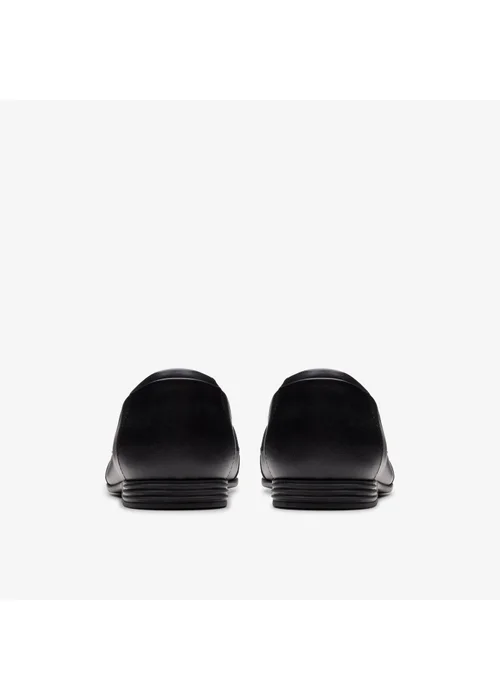 Clarks School FinjaLoafer Y. Black Leather Standard - 3 Image 5