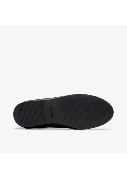 Clarks School FinjaLoafer Y. Black Leather Standard - 3 Image 3
