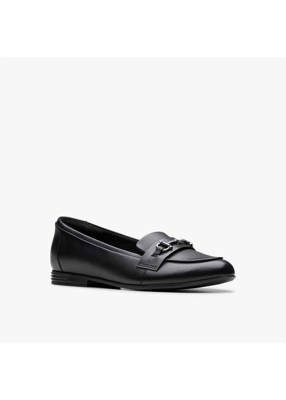 Clarks School FinjaLoafer Y. Black Leather Standard - 3 Image 4