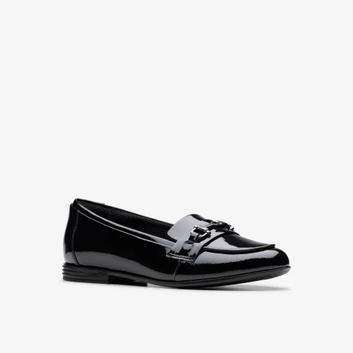 Clarks School FinjaLoafer Y. Black Leather Standard - 4 Image 4