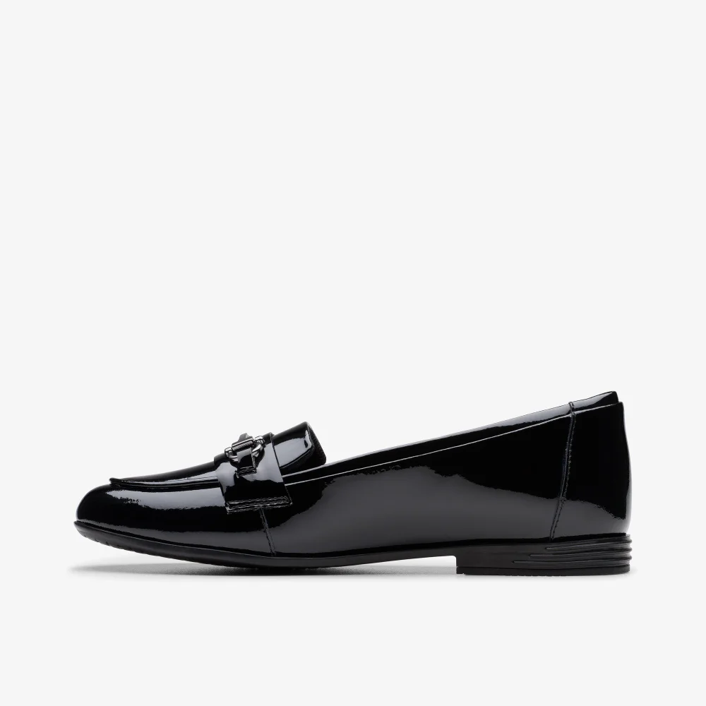 Clarks School FinjaLoafer Y. Black Leather Standard - 4 Image 2