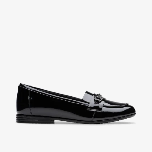 Clarks School FinjaLoafer Y. Black Leather Standard - 4 Image 1