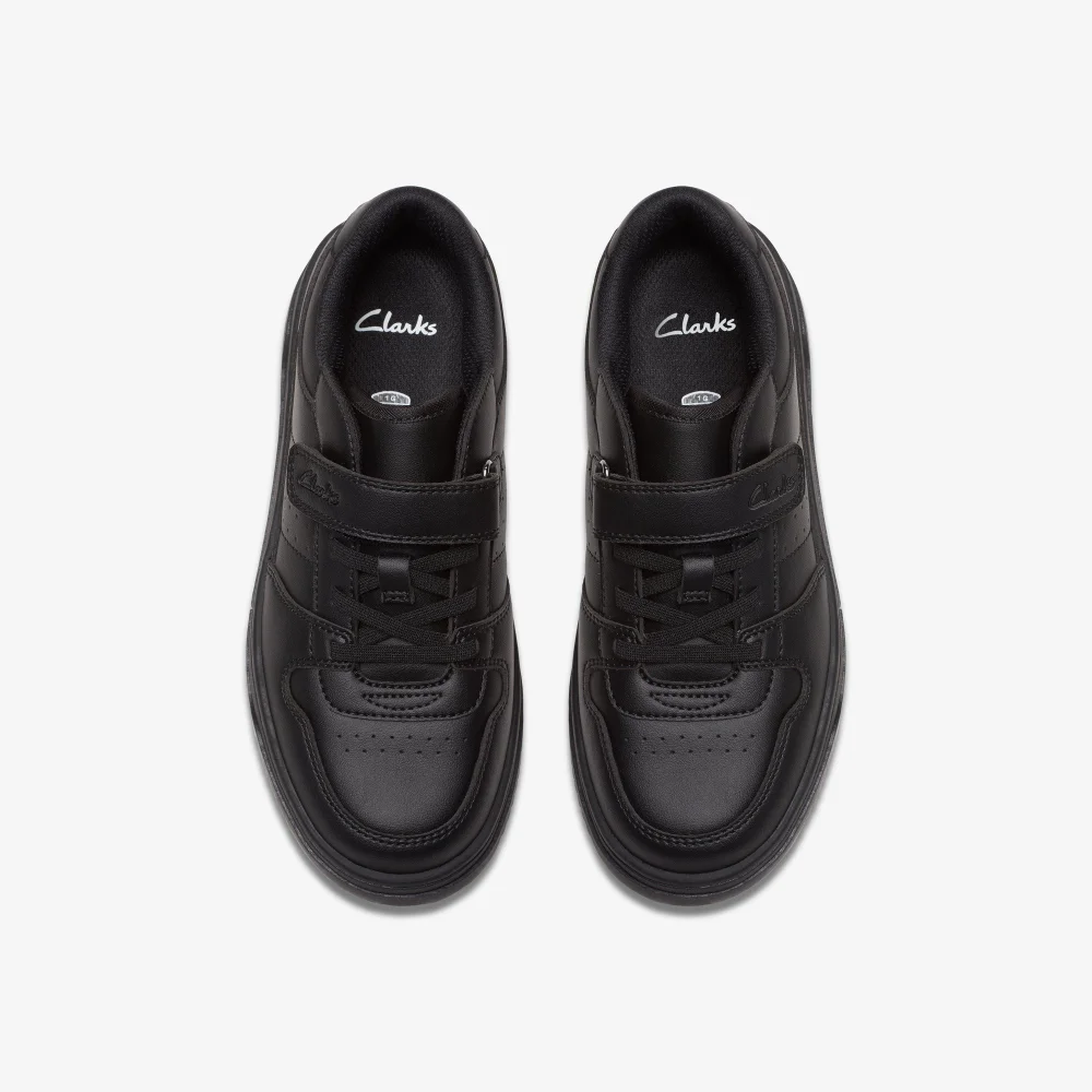 Clarks School Canyon Way Kid Black Synthetic Wide - 12 Infant Image 6