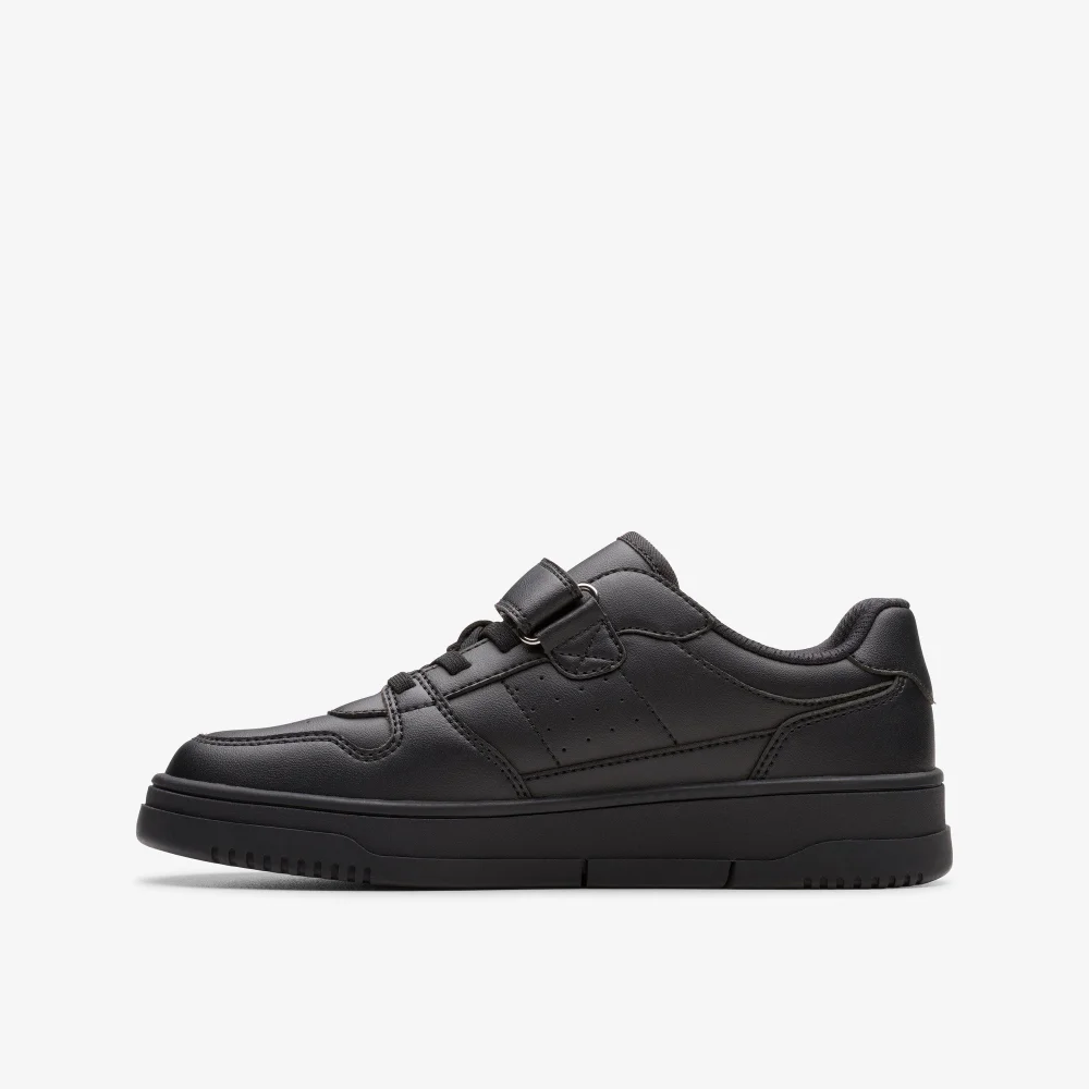 Clarks School Canyon Way Kid Black Synthetic Wide - 12 Infant Image 2
