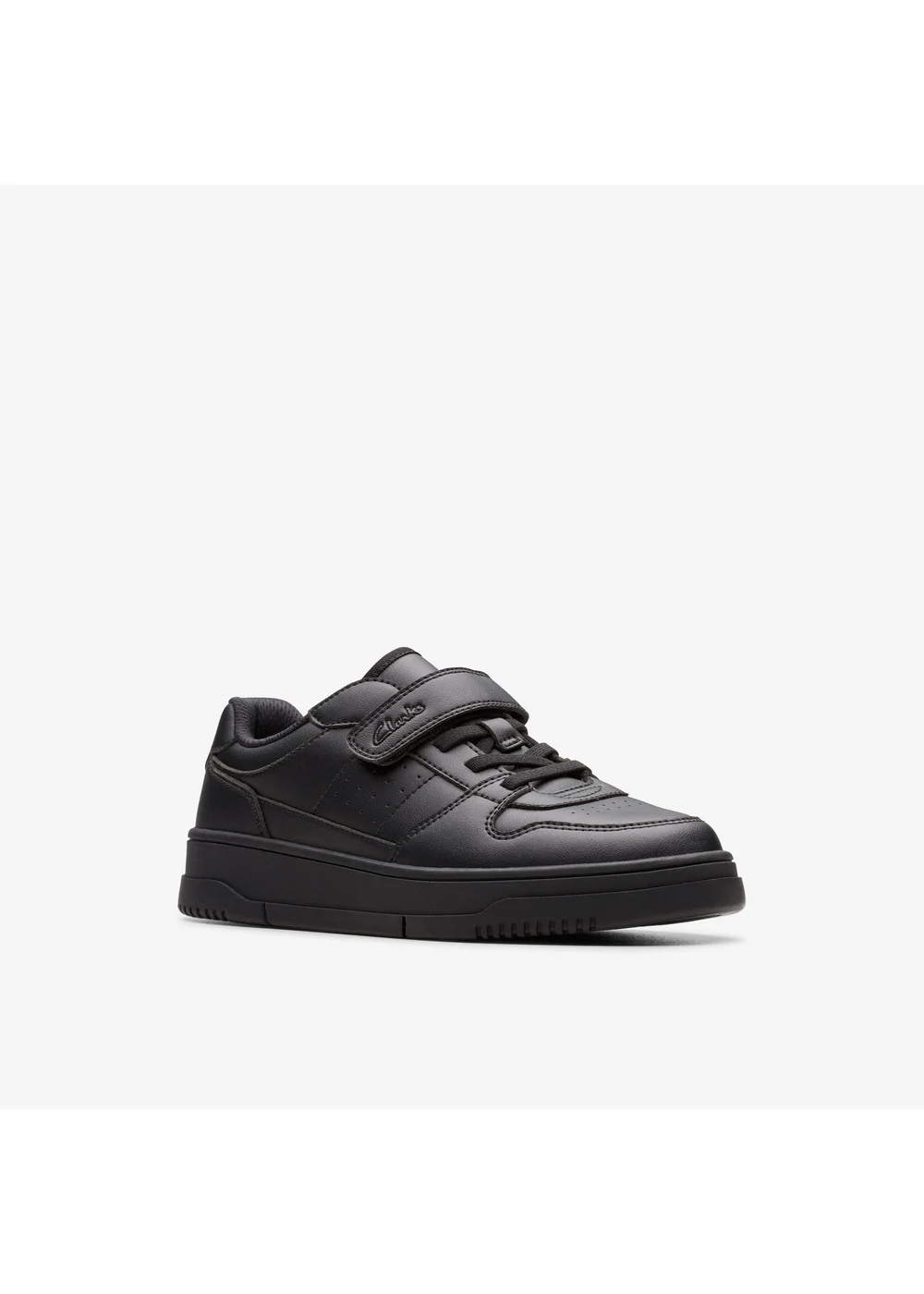 Clarks School Boys Black Canyon Way Kid Synthetic Wide - 12 Infants Image 4