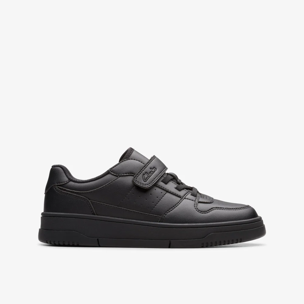 Clarks School Canyon Way Kid Black Synthetic Wide - 12 Infant Image 1