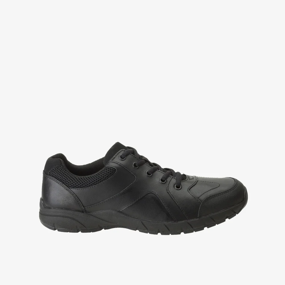 Clarks School Air NorfolkSnr Black Leather Standard - 5.5 Image 1