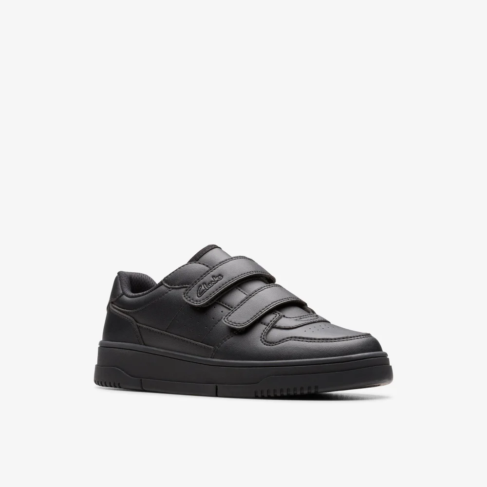 Clarks School Canyon Sky Kid Black Synthetic Wide - 10 Infant Image 4