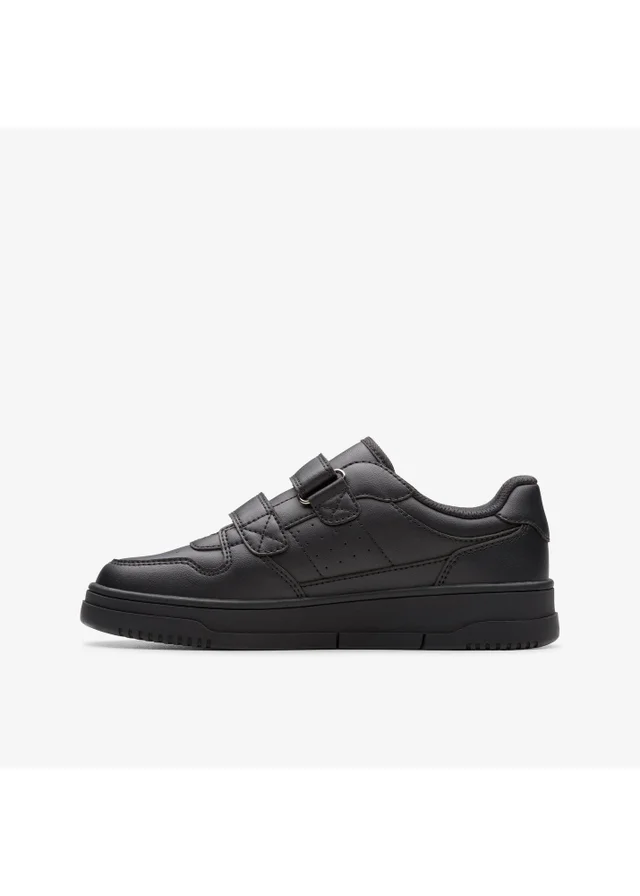 Clarks School Boys Black Canyon Sky Kid Synthetic Wide