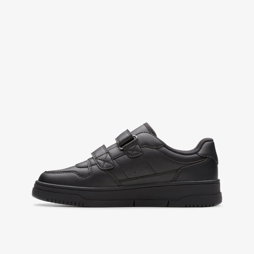 Clarks School Canyon Sky Kid Black Synthetic Wide - 10 Infant Image 2