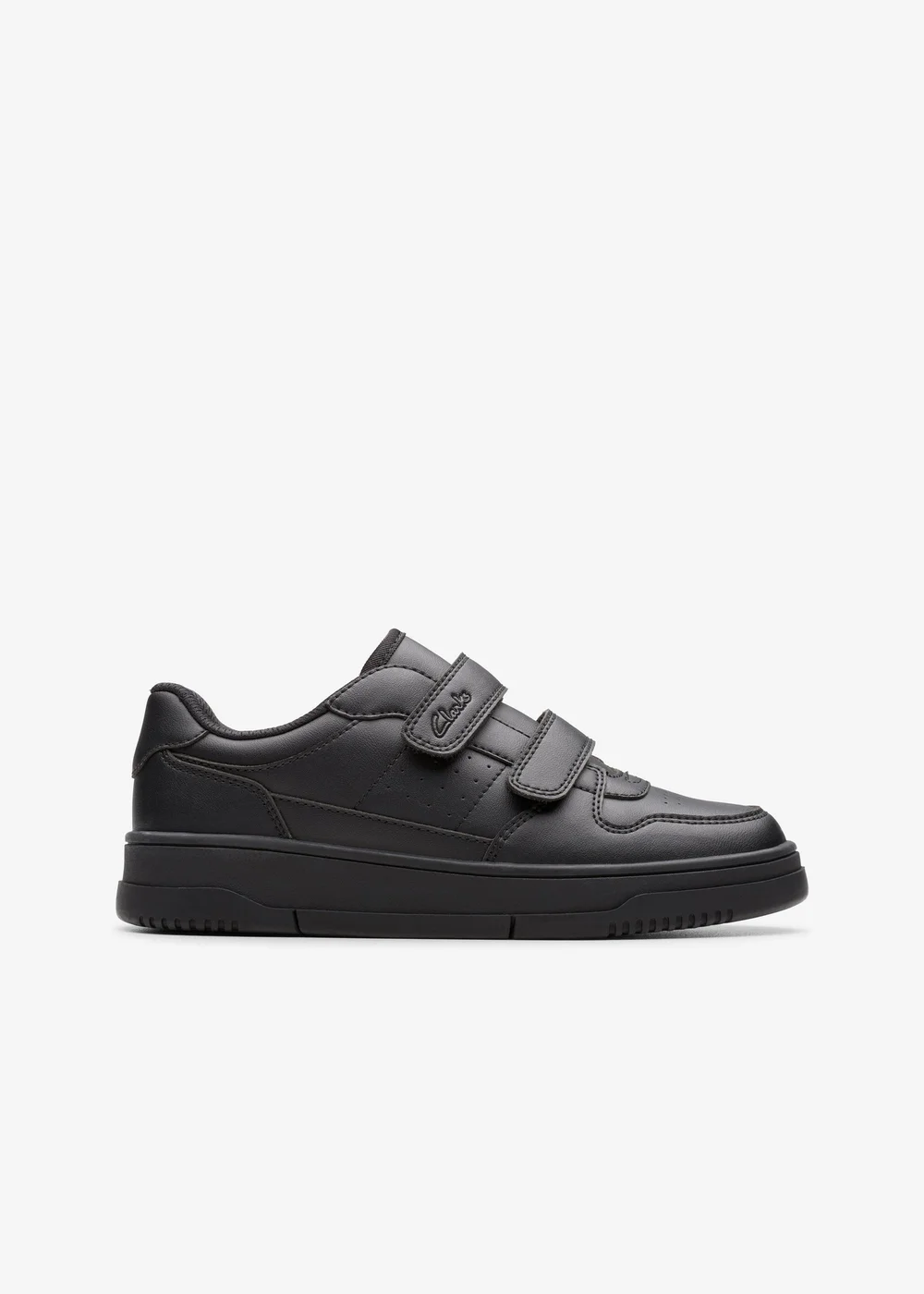 Clarks School Boys Black Canyon Sky Kid Synthetic Wide - 10 Infants Image 1