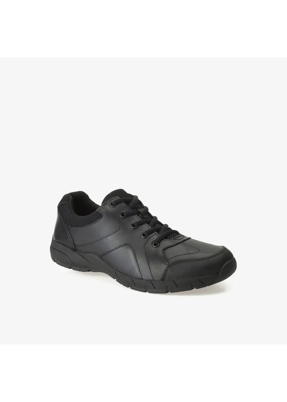 Clarks School Air NorfolkSnr Black Leather Wide - 3.5 Image 3