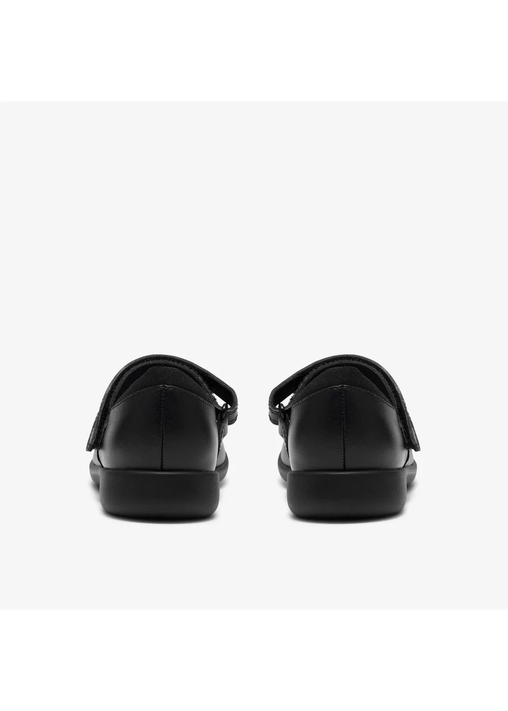 Clarks School EtchShimmer K. Black Leather Wide - 10.5 Infants Image 5