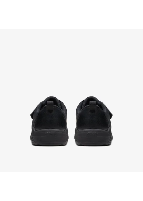 Clarks School Aeon Pace Youth Black Textile Standard - 5.5 Image 6