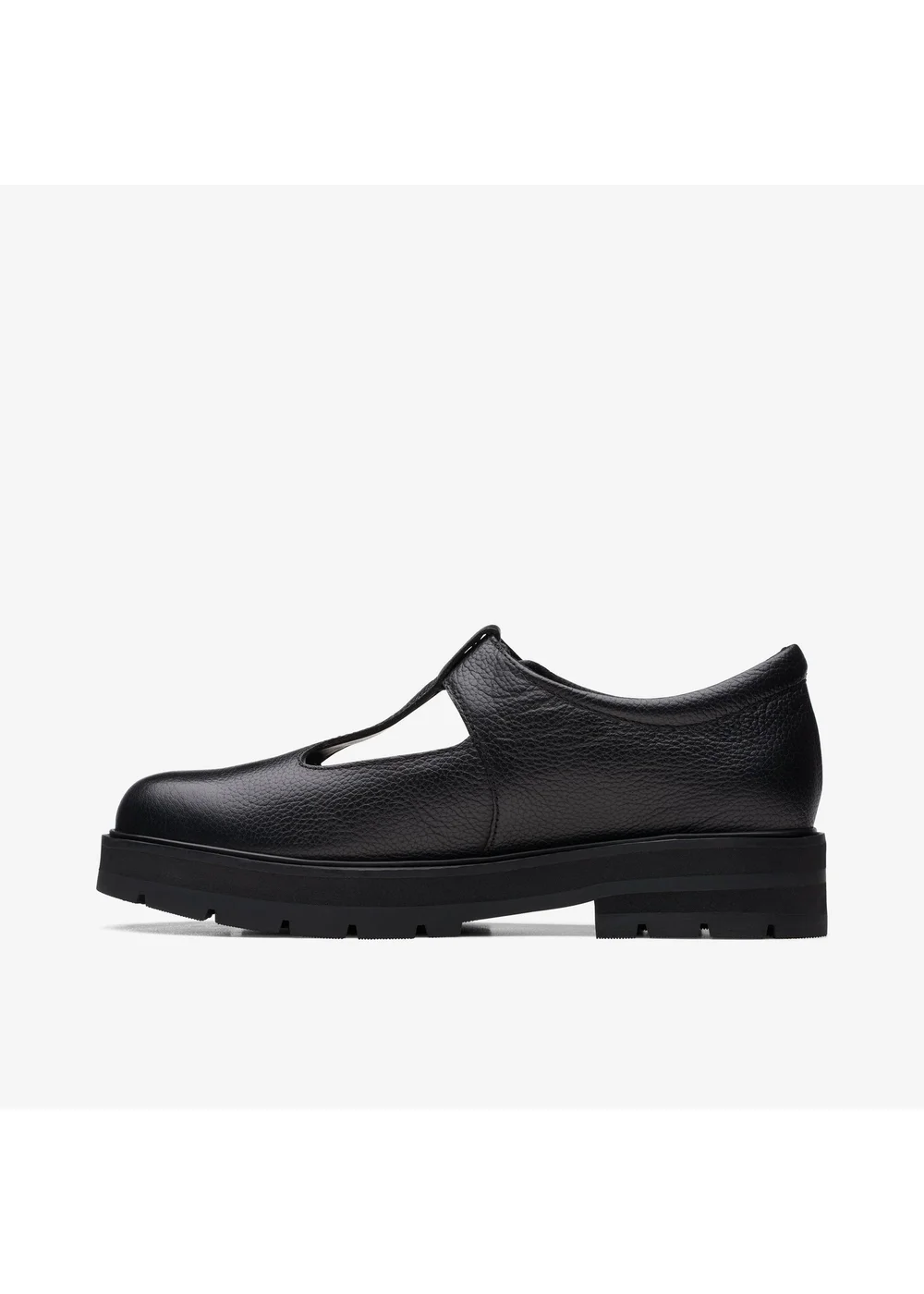 Clarks School Girls Black Prague Brill Youth Leather Standard - 5.5 Image 2
