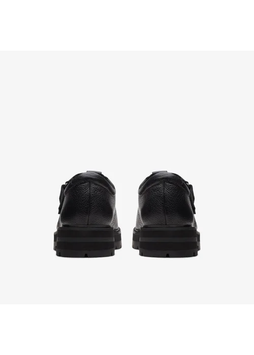 Clarks School Girls Black Prague Brill Youth Leather Standard - 5.5 Image 5