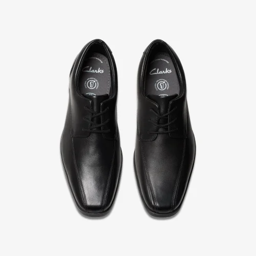 Clarks School Boys Black Scala Step Youth Leather Standard - 3 Image 6